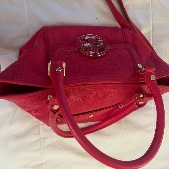 Tory Burch Red Satchel Bag - Picture 5 of 6